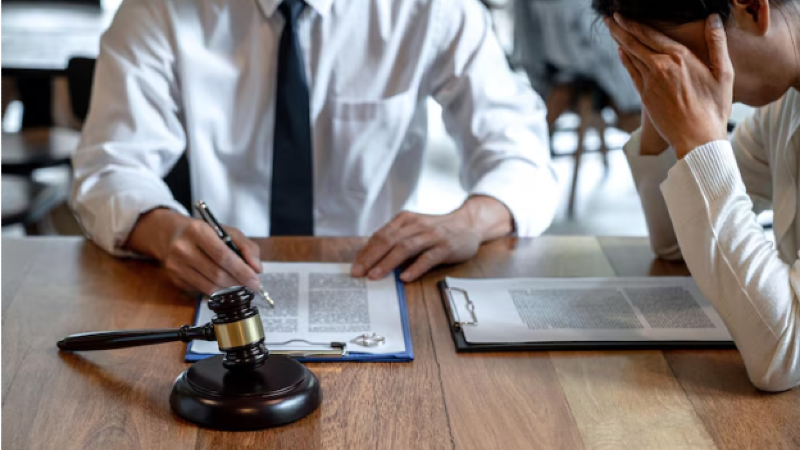 a person discussing the process of filing medical malpractice claim