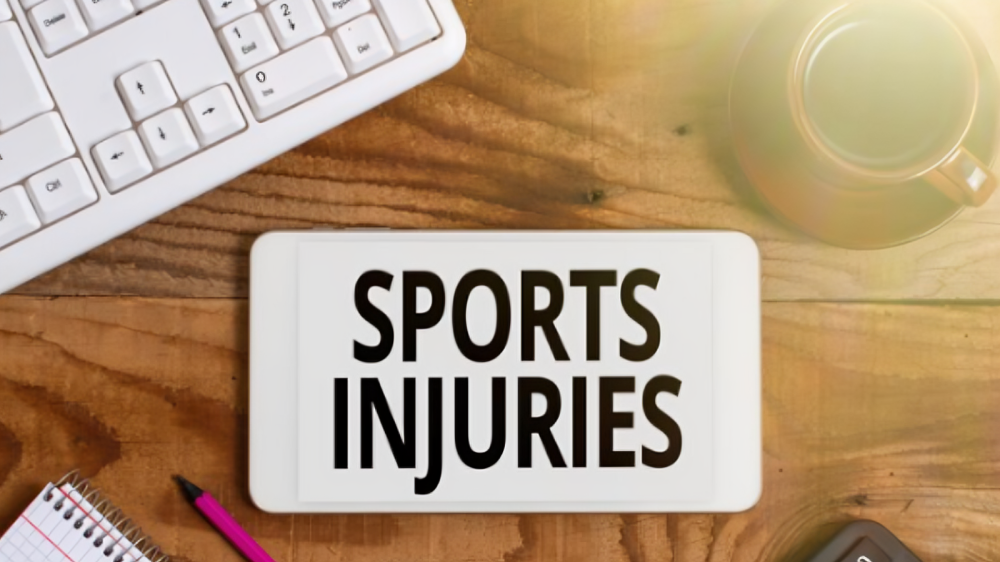 an illustration of types of sports injuries