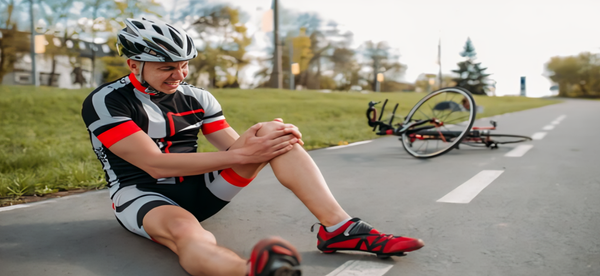 a player injured in a bicycle sport